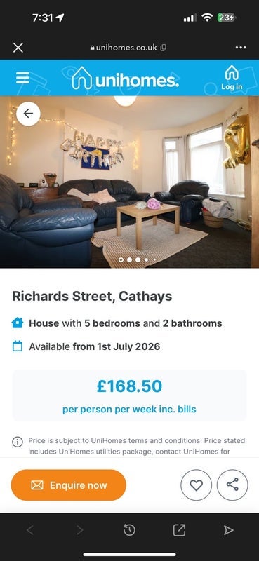 Room Richards Street in Cardiff