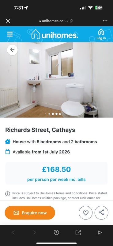 Room Richards Street in Cardiff