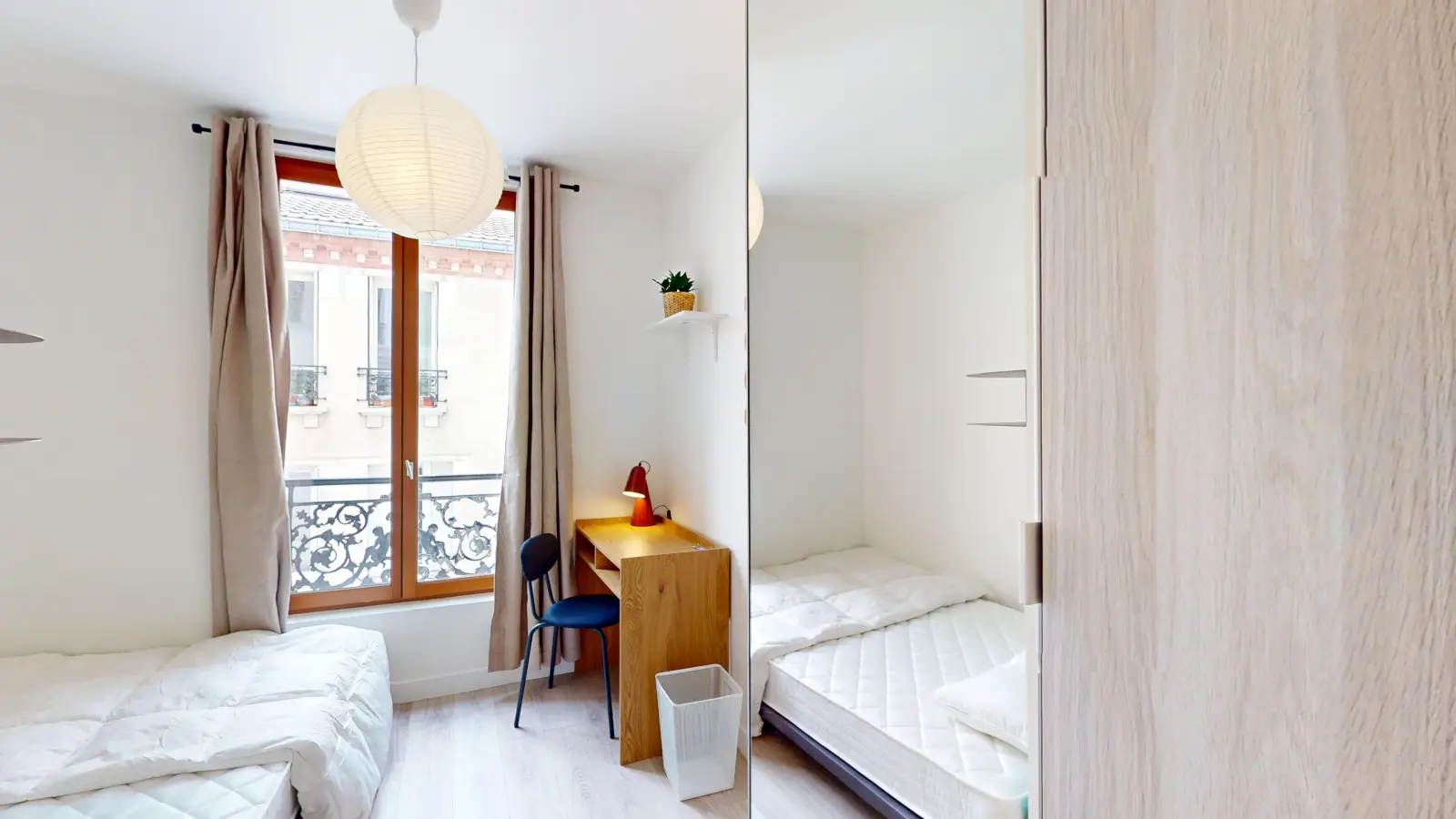 Chambre Passage Gauthier à Paris