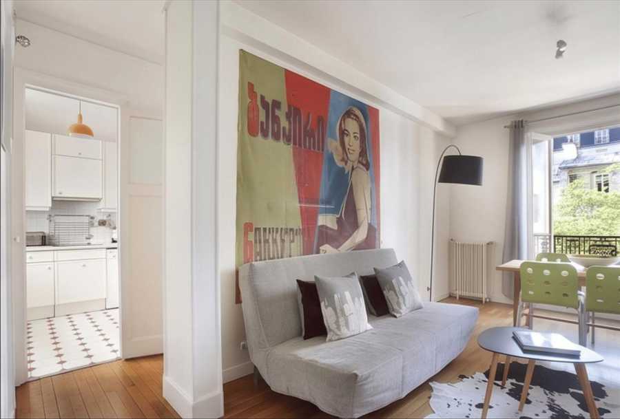Flat Rue de la Félicité in Paris