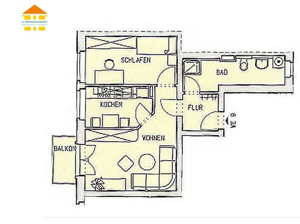 Wohnung Klarastraße in Chemnitz