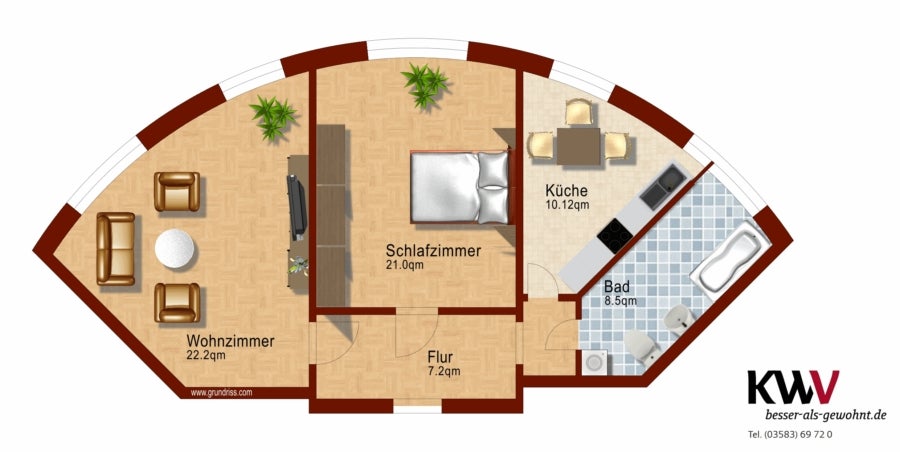 Wohnung Rosa-Luxemburg-Straße in Olbersdorf