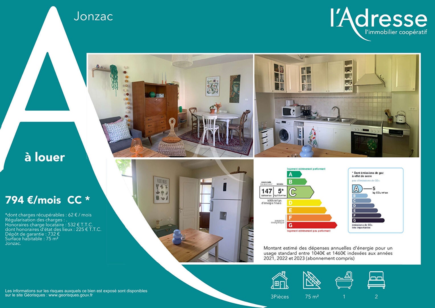 Maison Avenue Jean Moulin à Jonzac
