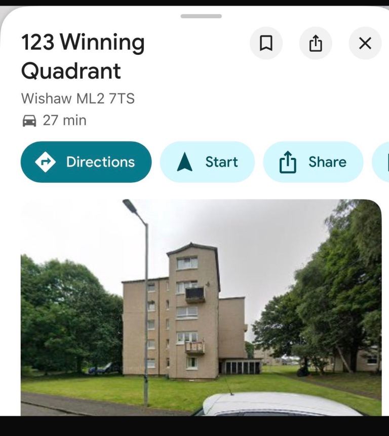 Flat Kimberley Street in Wishaw