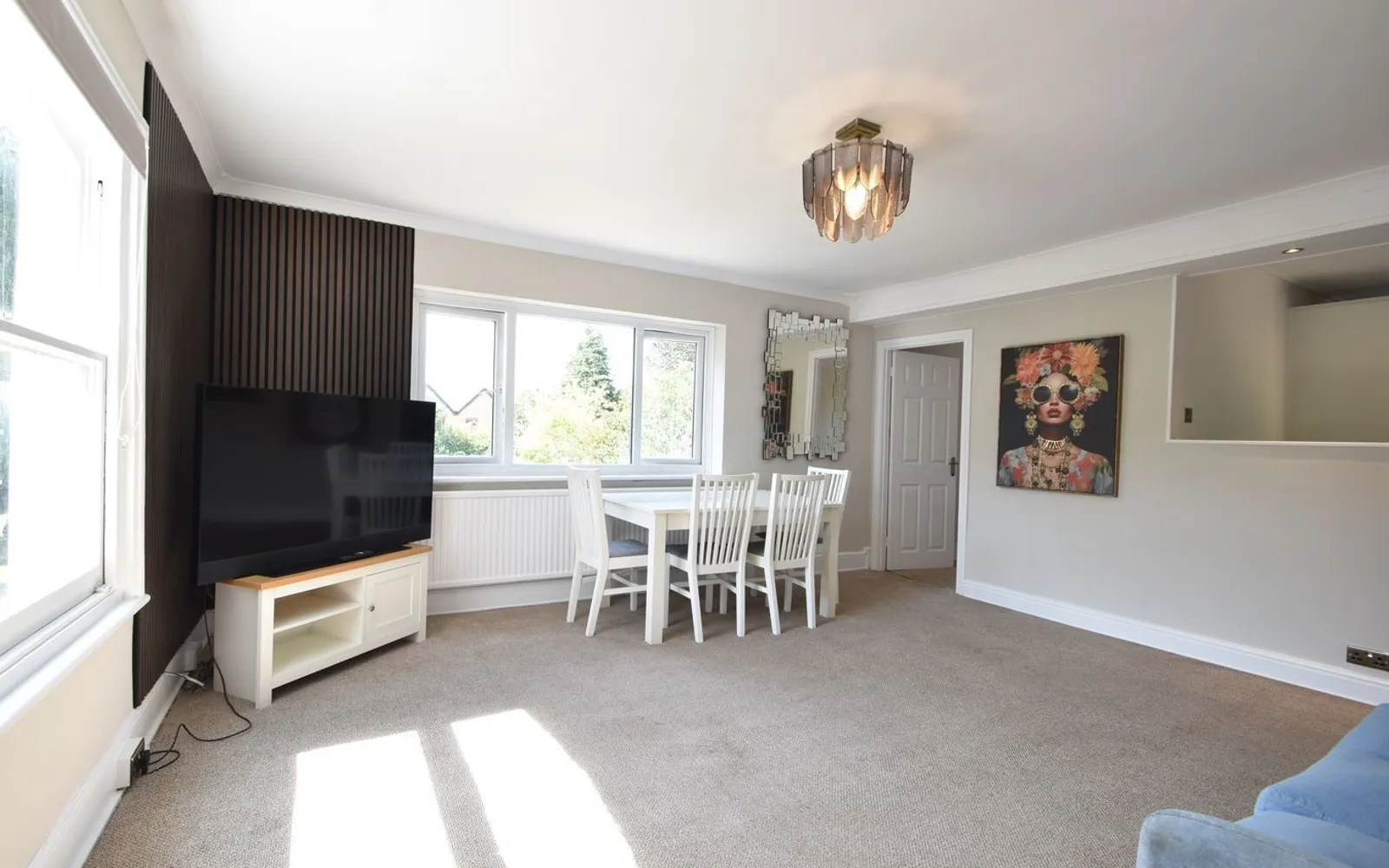 Flat Woburn Hill in Borough of Runnymede