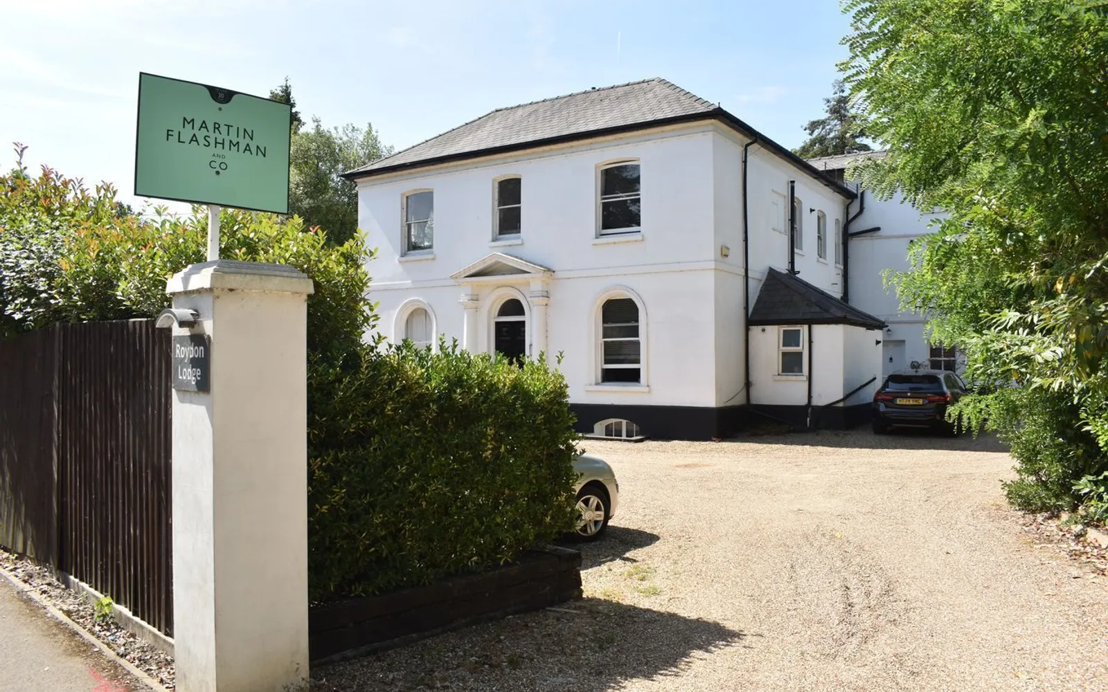 Flat Woburn Hill in Borough of Runnymede