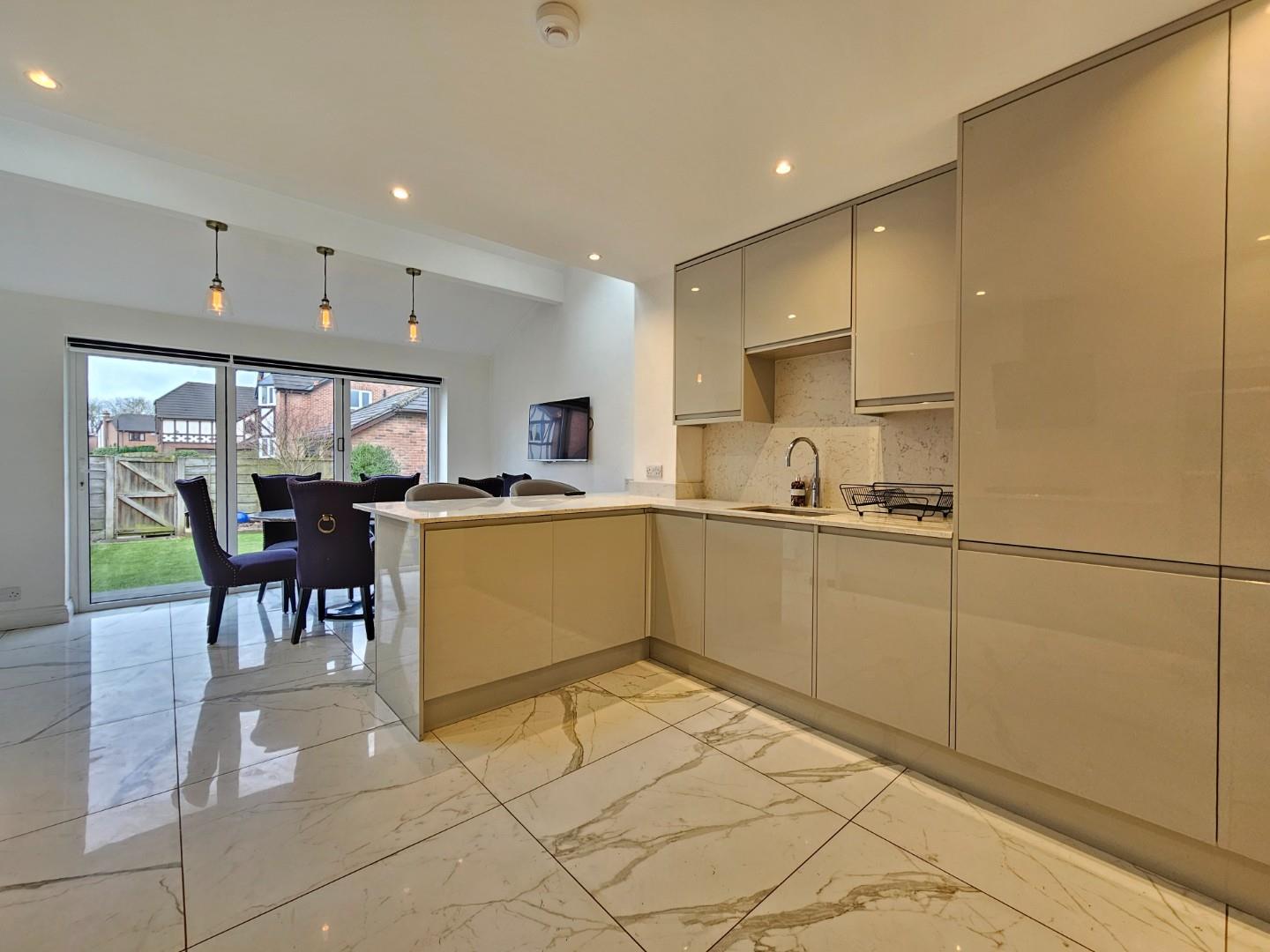 Flat Birch Tree Close in Trafford
