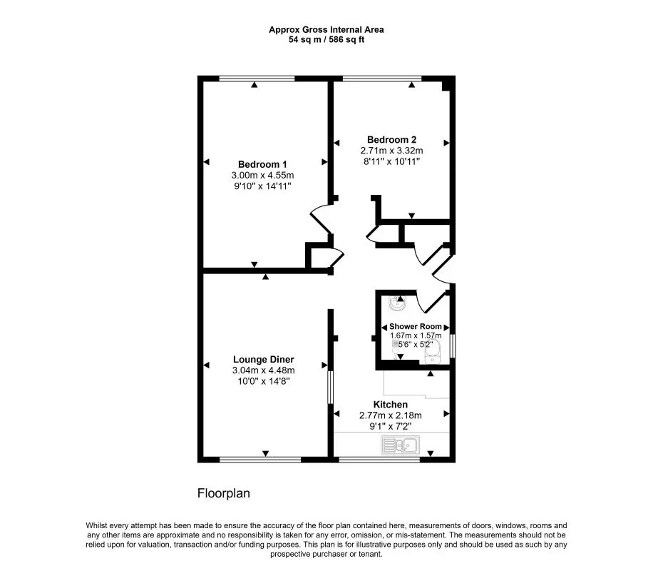 Flat Levett Road in Mole Valley