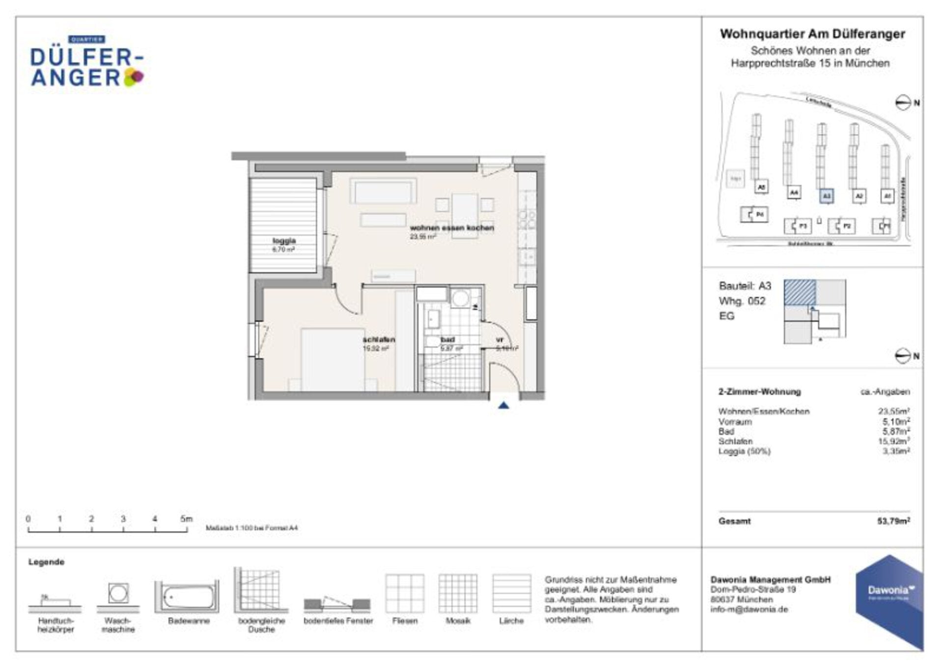 Wohnung Harpprechtstraße in München