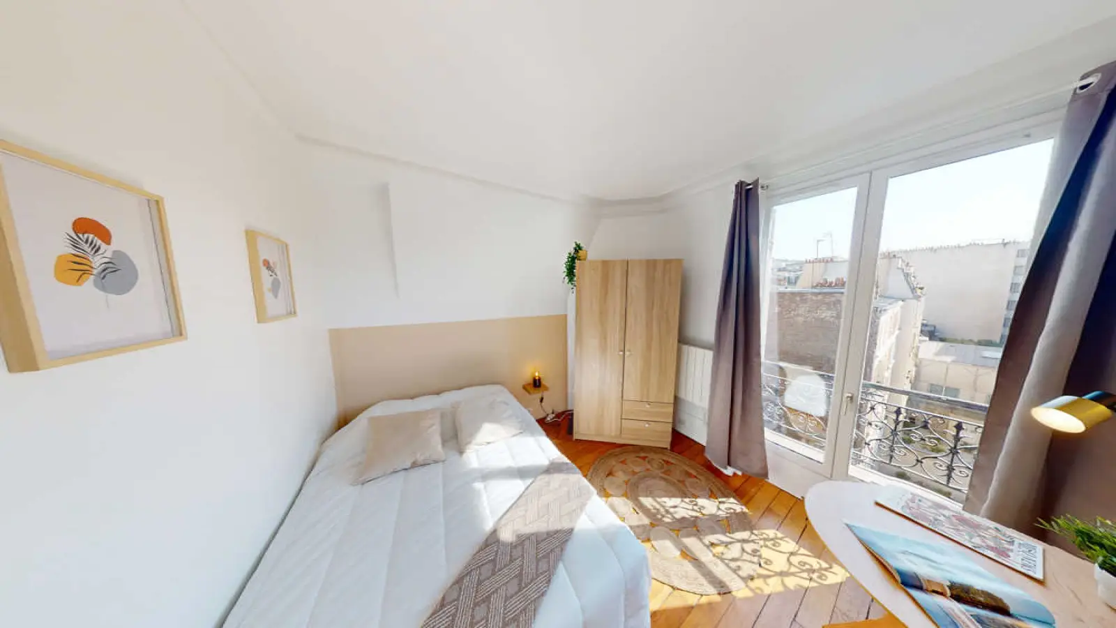 Chambre Villa Damrémont à Paris