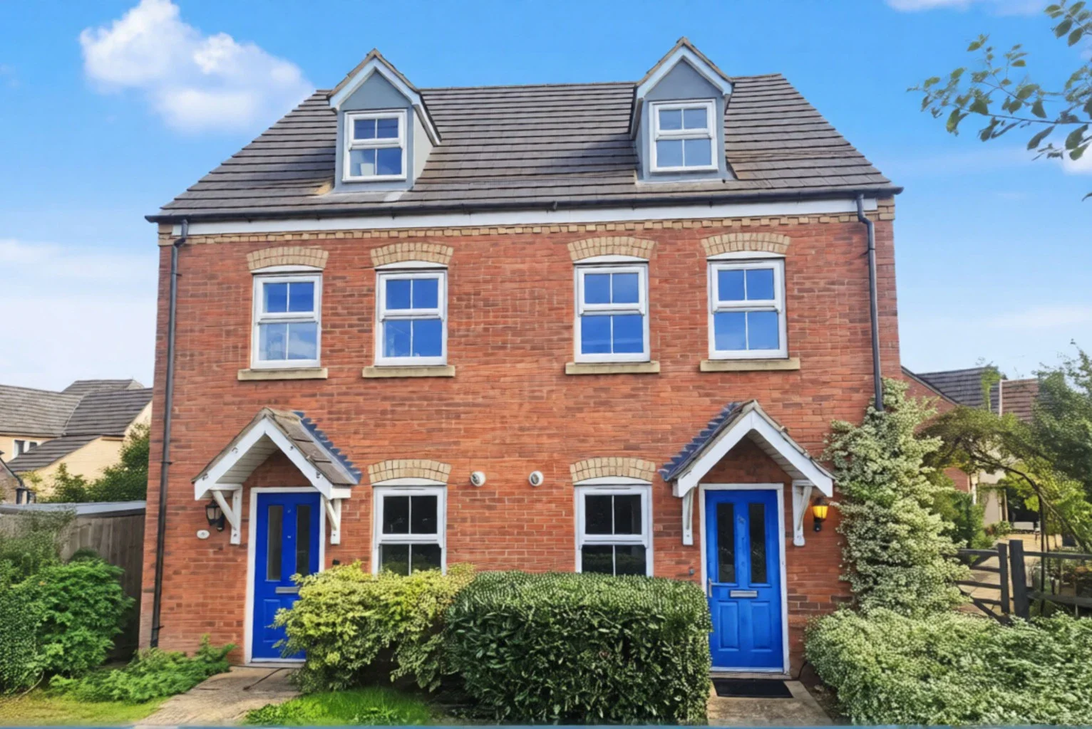 House Over Road in South Cambridgeshire