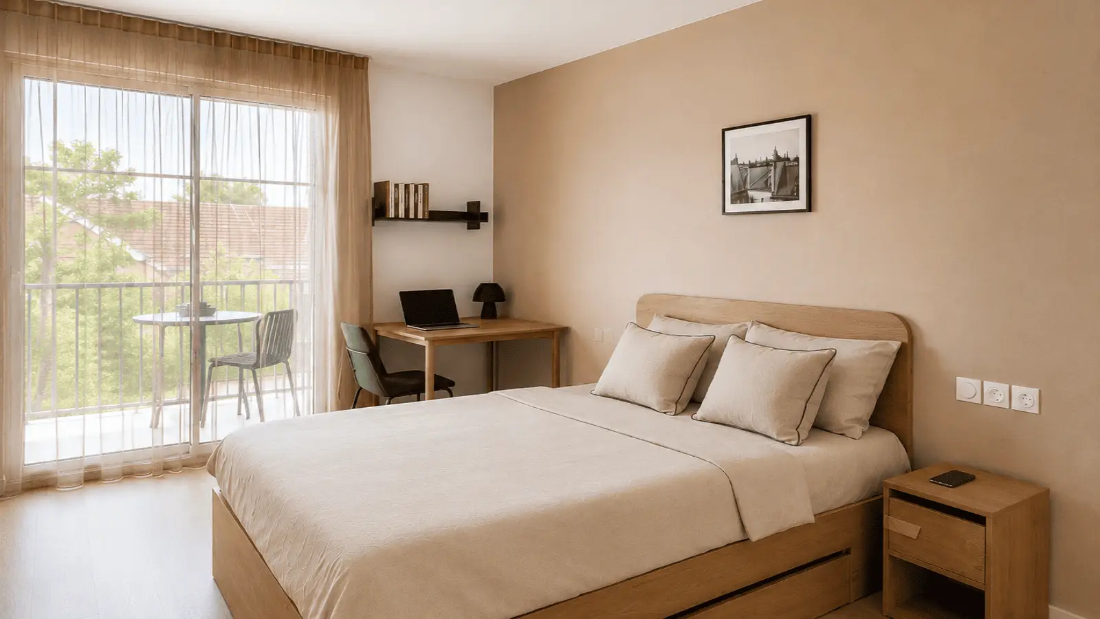 Chambre Rue Larmeroux à Vanves