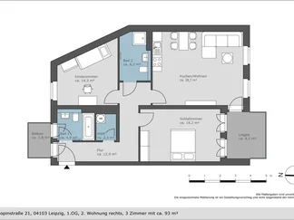 Wohnung Chopinstraße in Leipzig