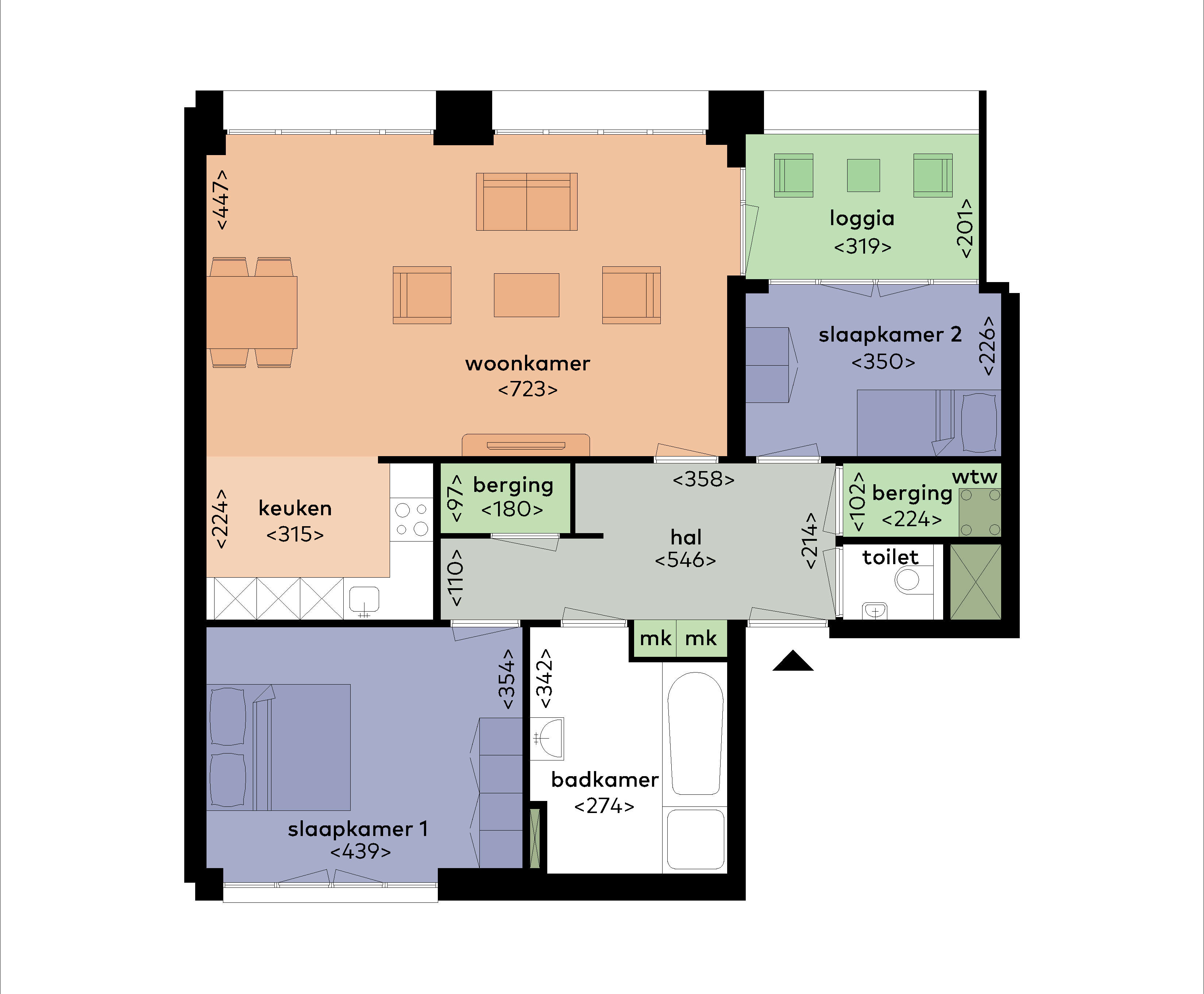 Flat Maashavenkade in Rotterdam