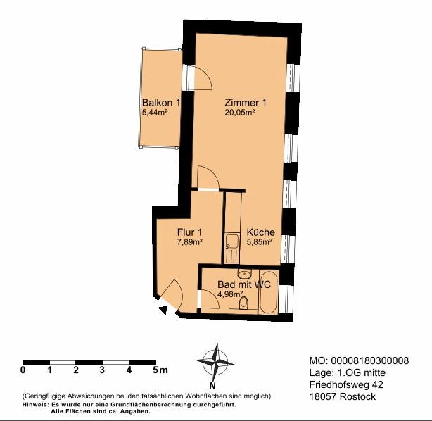 Wohnung Friedhofsweg in Rostock