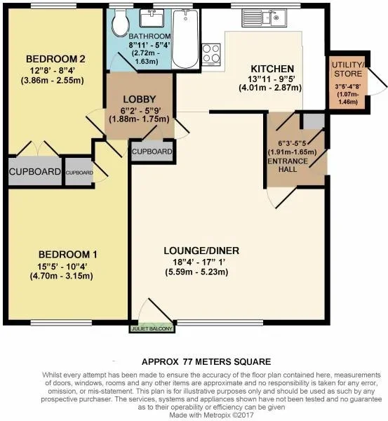 Flat Dedisham Close in Crawley