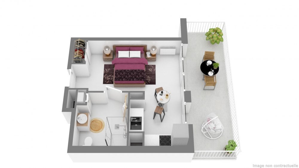 Flat Rue Victor Reymonenq in Toulon