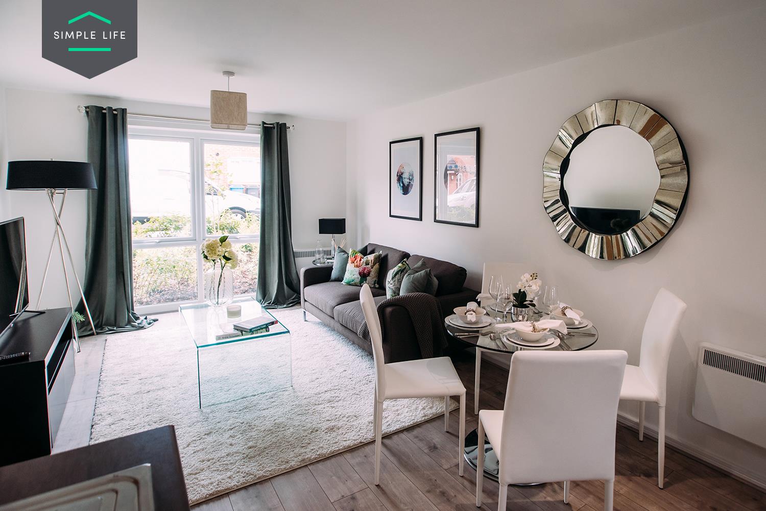 Flat Velveteen Crescent in Salford