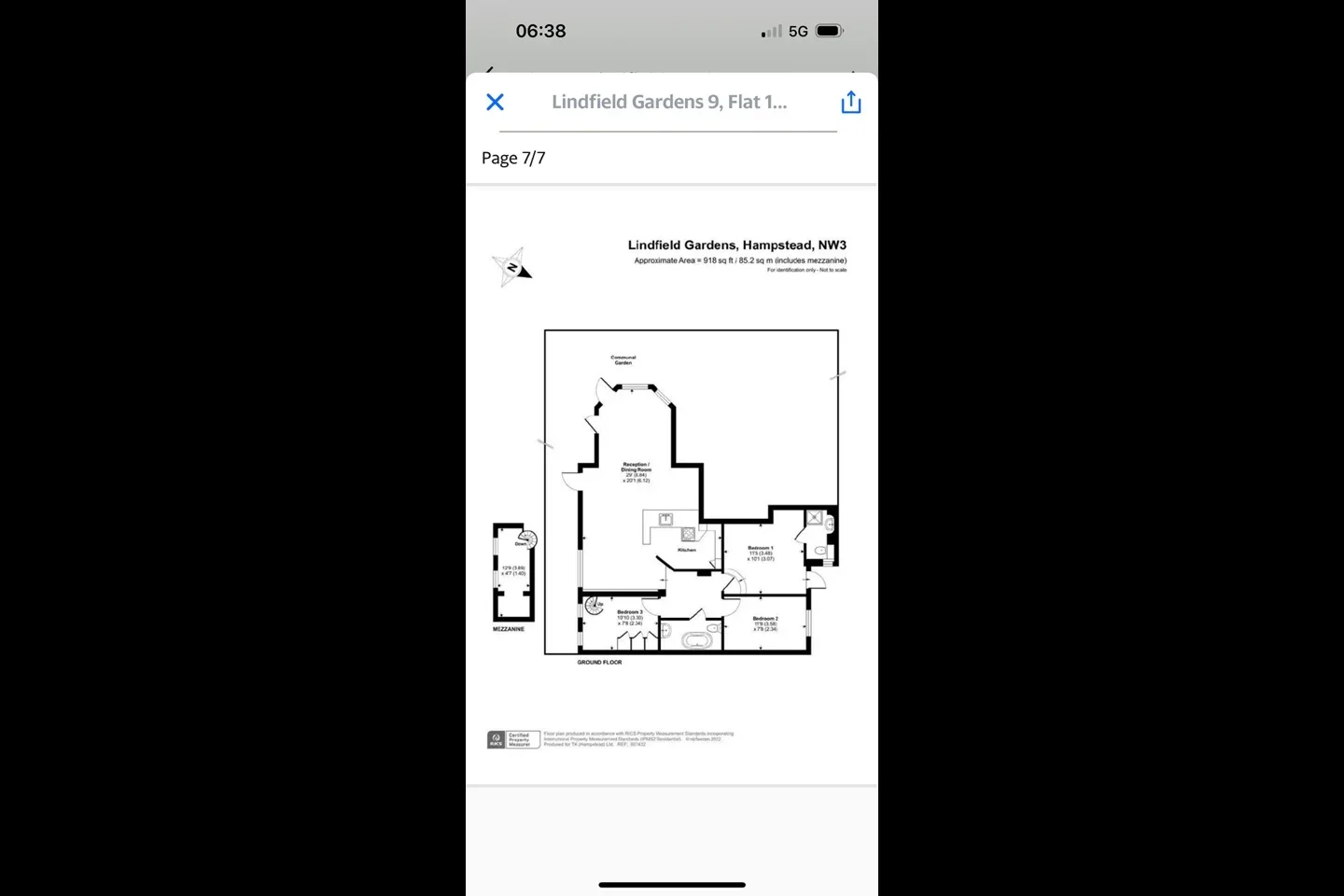 Flat Lindfield Gardens in Greater London