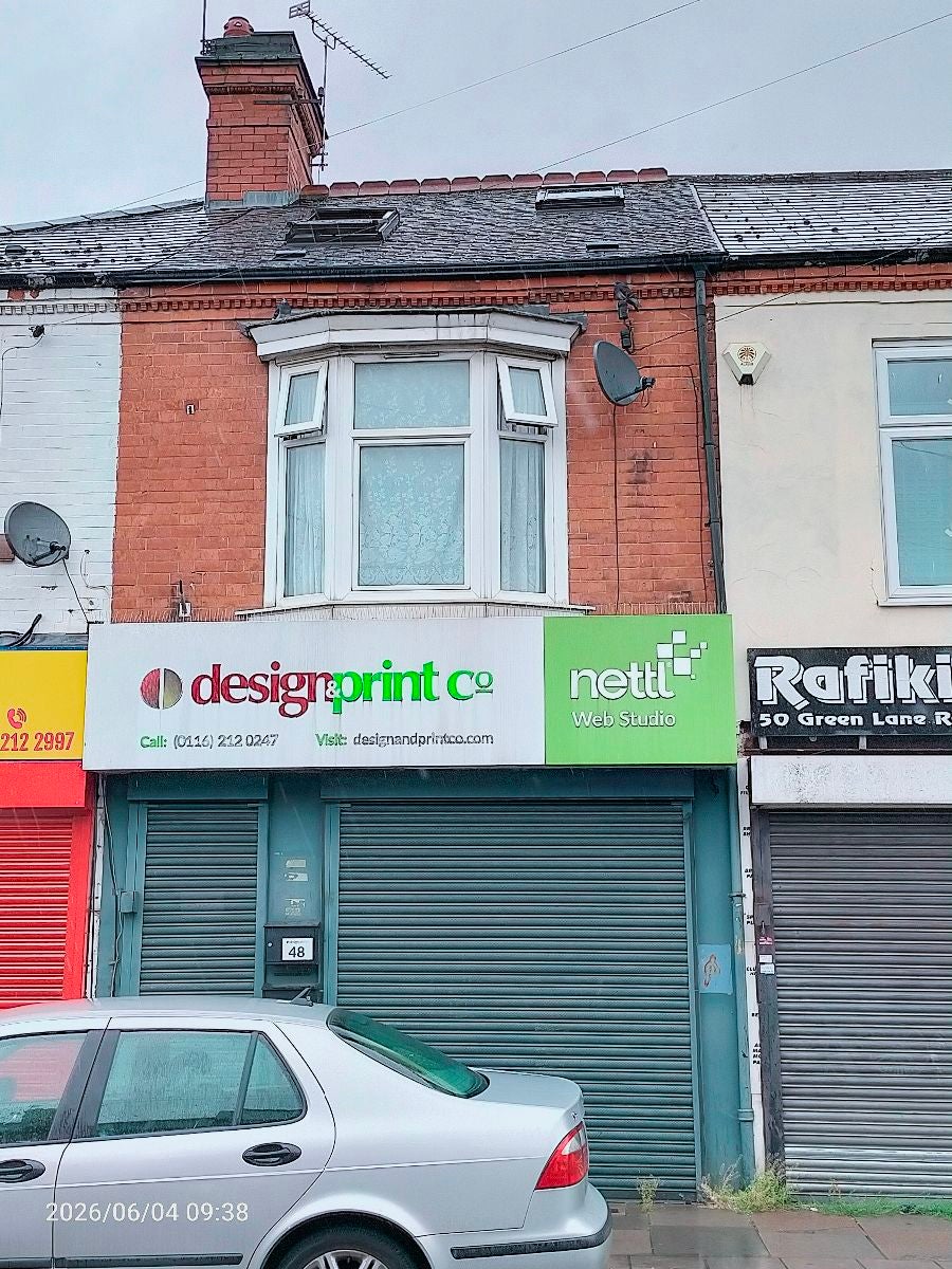 Flat Green Lane Road in Leicester