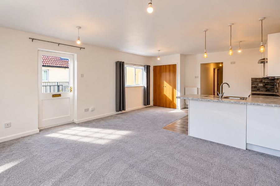 Flat Moorland Street in Axbridge