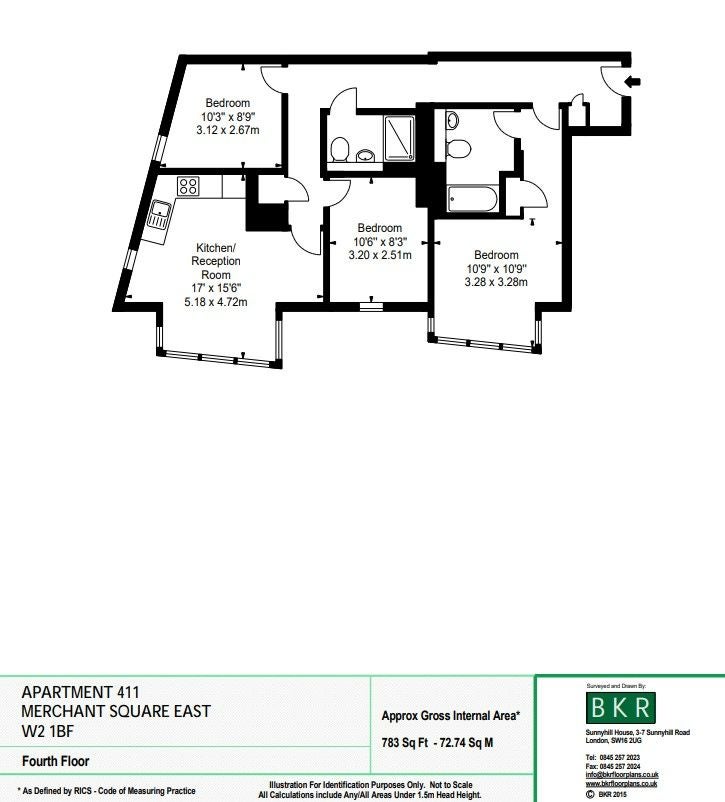 Flat Merchant Square in City of Westminster