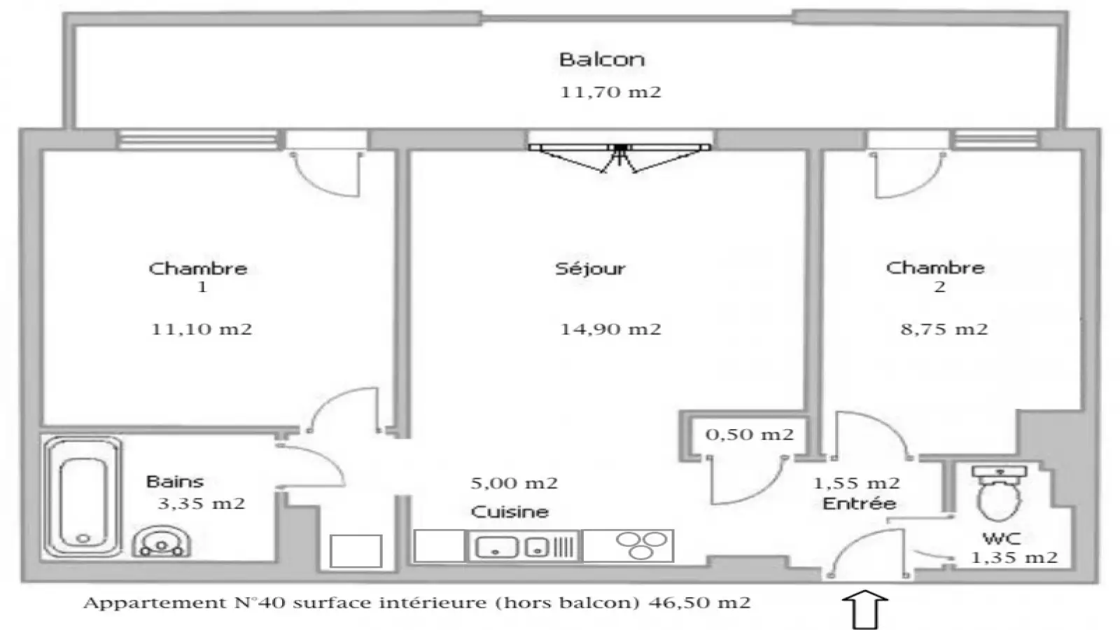 Appartement Avenue Dauphiné à Nice