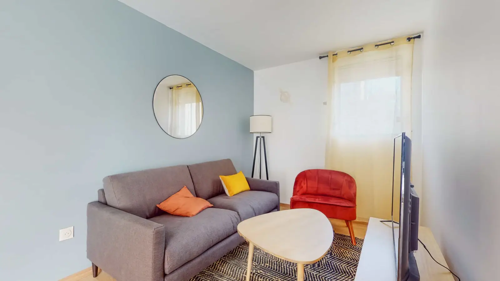Chambre Esplanade Charles de Gaulle à Nanterre