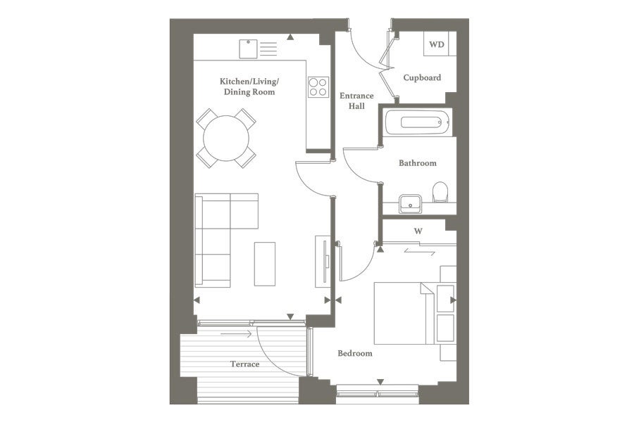 Flat Monier Road in Greater London