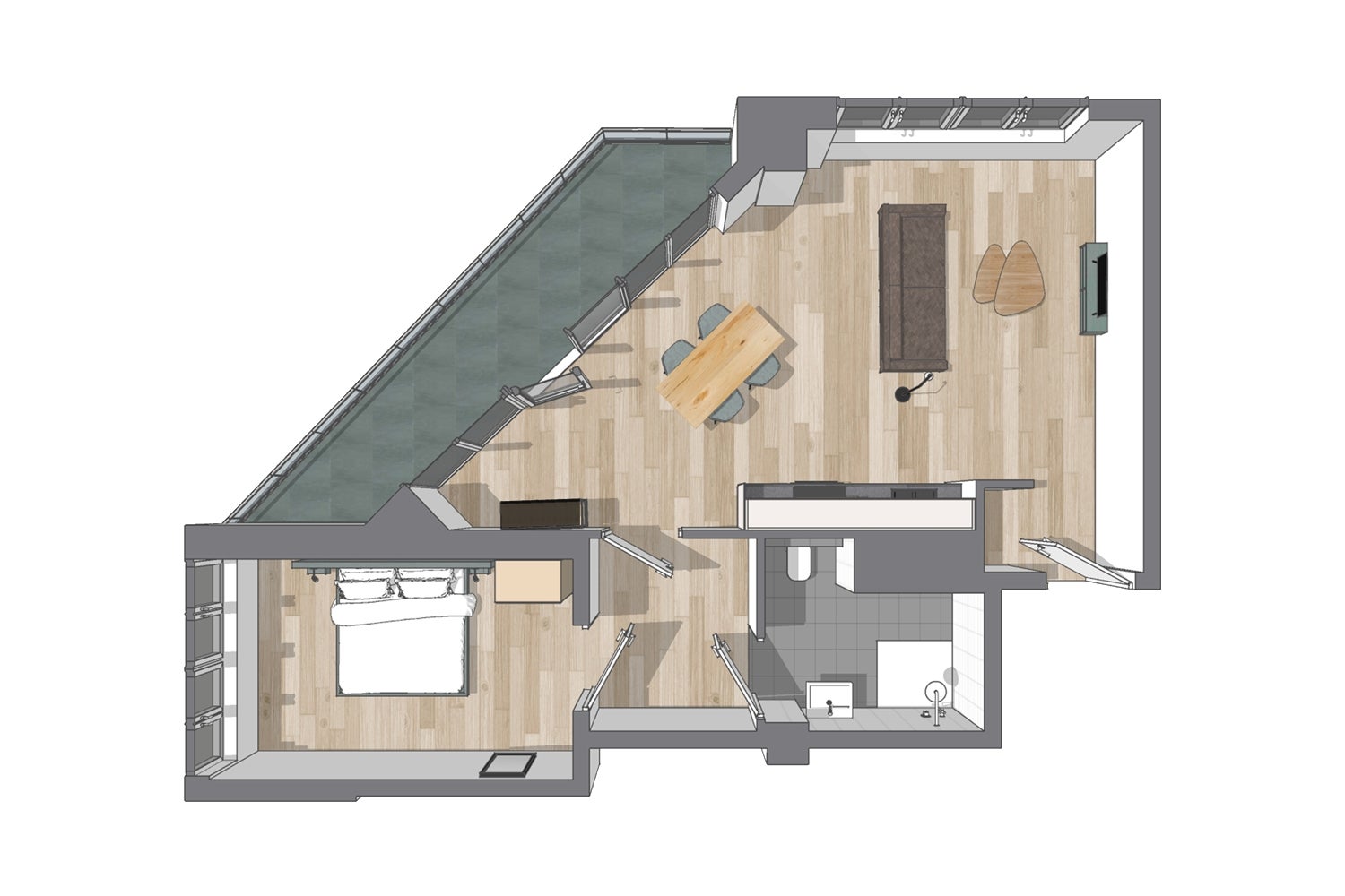 Appartement te huur: G.H. Betzweg, Rotterdam