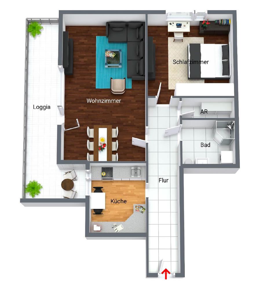 Wohnung Tannenstraße in Röthenbach an der Pegnitz