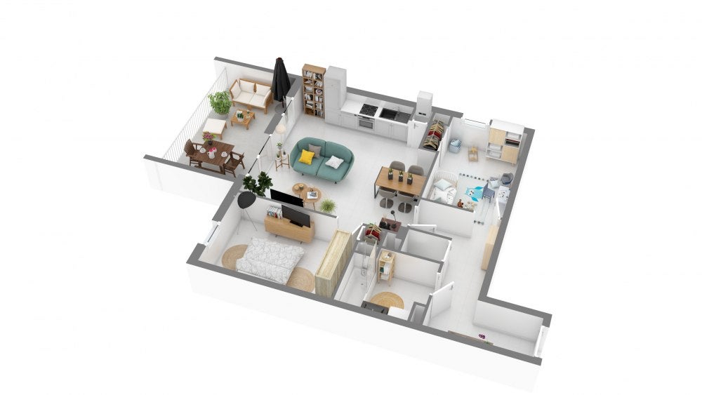 Flat Rue de Neguelou in Les Angles
