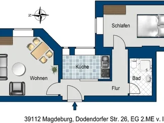 Wohnung Dodendorfer Straße in Magdeburg