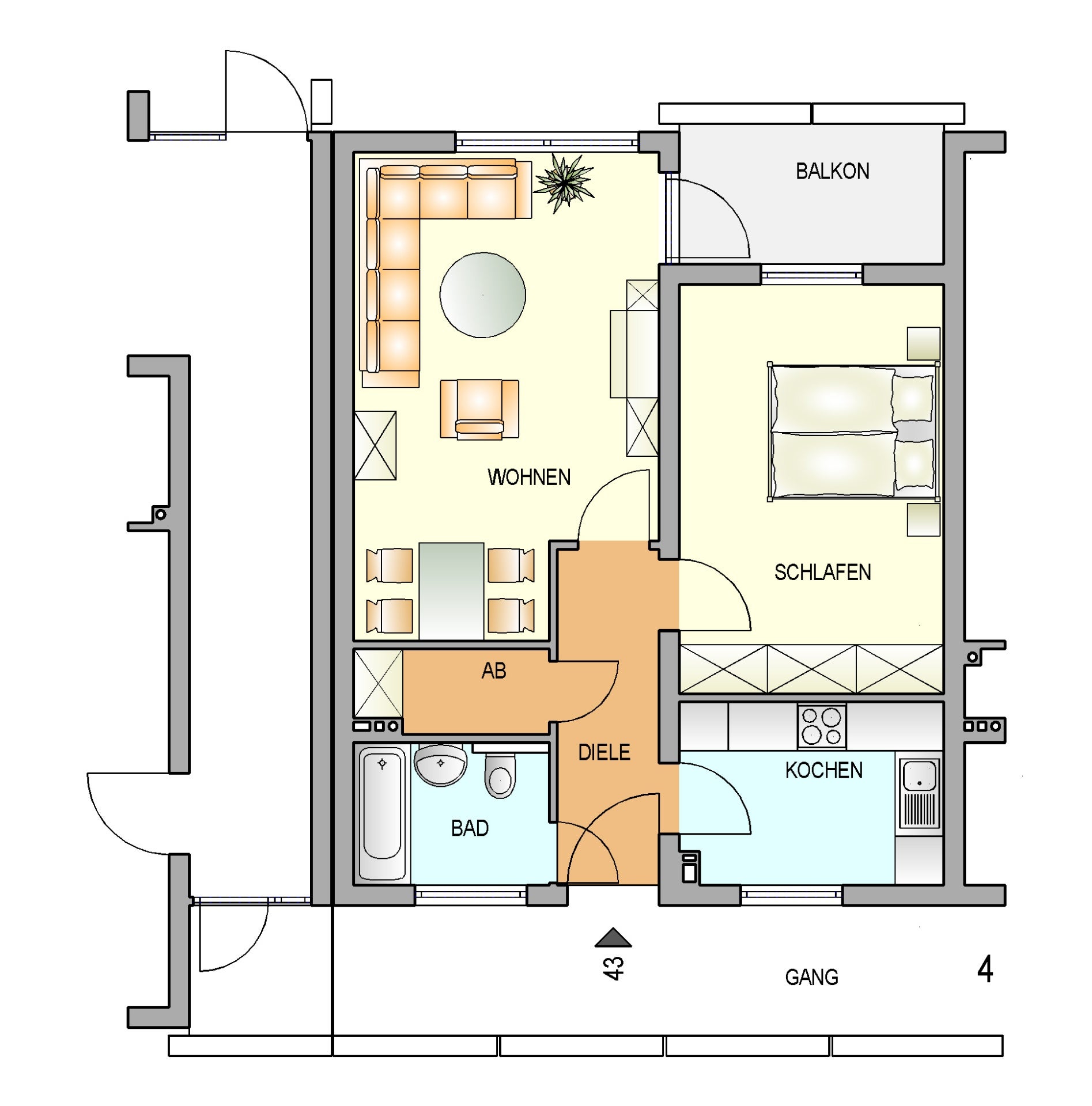 Wohnung Neustraße in Remscheid