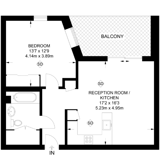 Flat New Tannery Way in Greater London