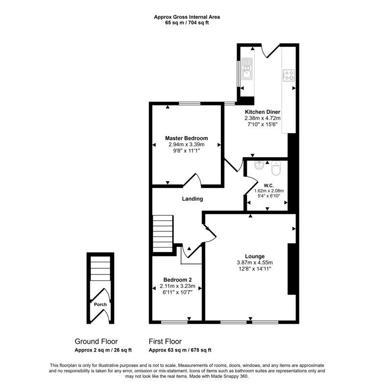 Flat Olive Street in South Tyneside