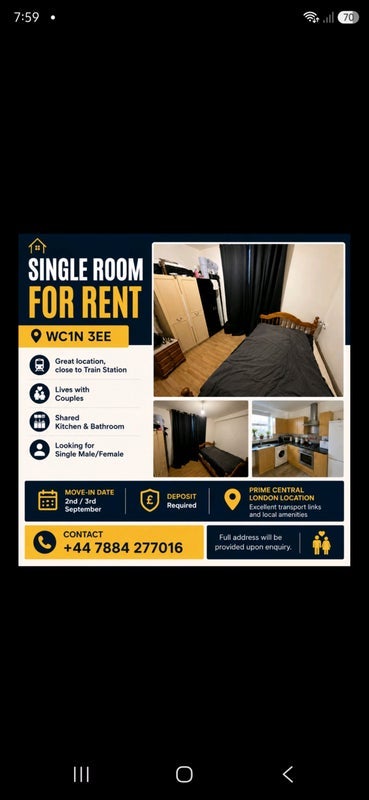 Room Doughty Mews in Greater London