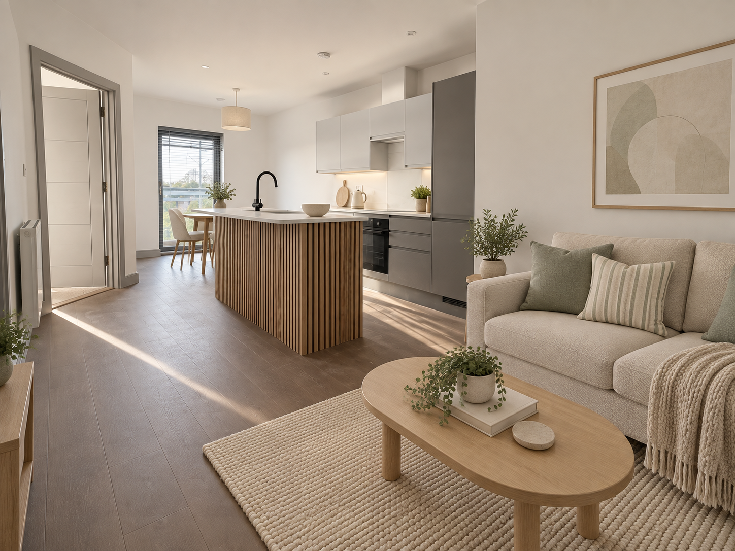 Flat Nene Promenade in Peterborough