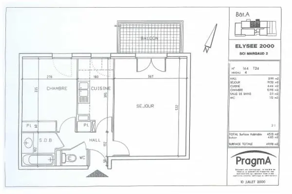 Appartement Avenue du Pont Juvénal à Montpellier