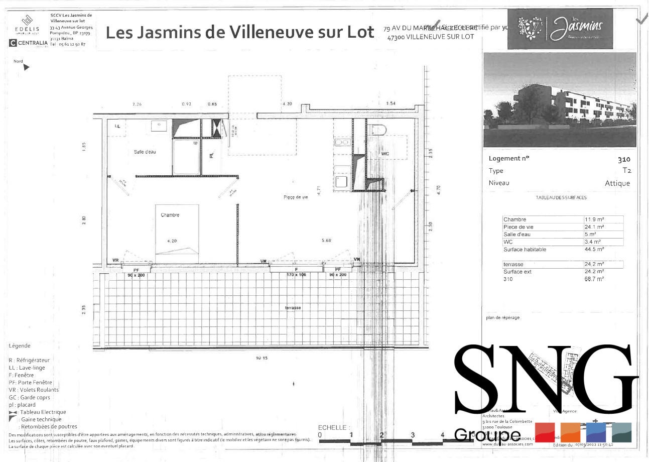 Flat Avenue du Maréchal Leclerc in Villeneuve-sur-Lot