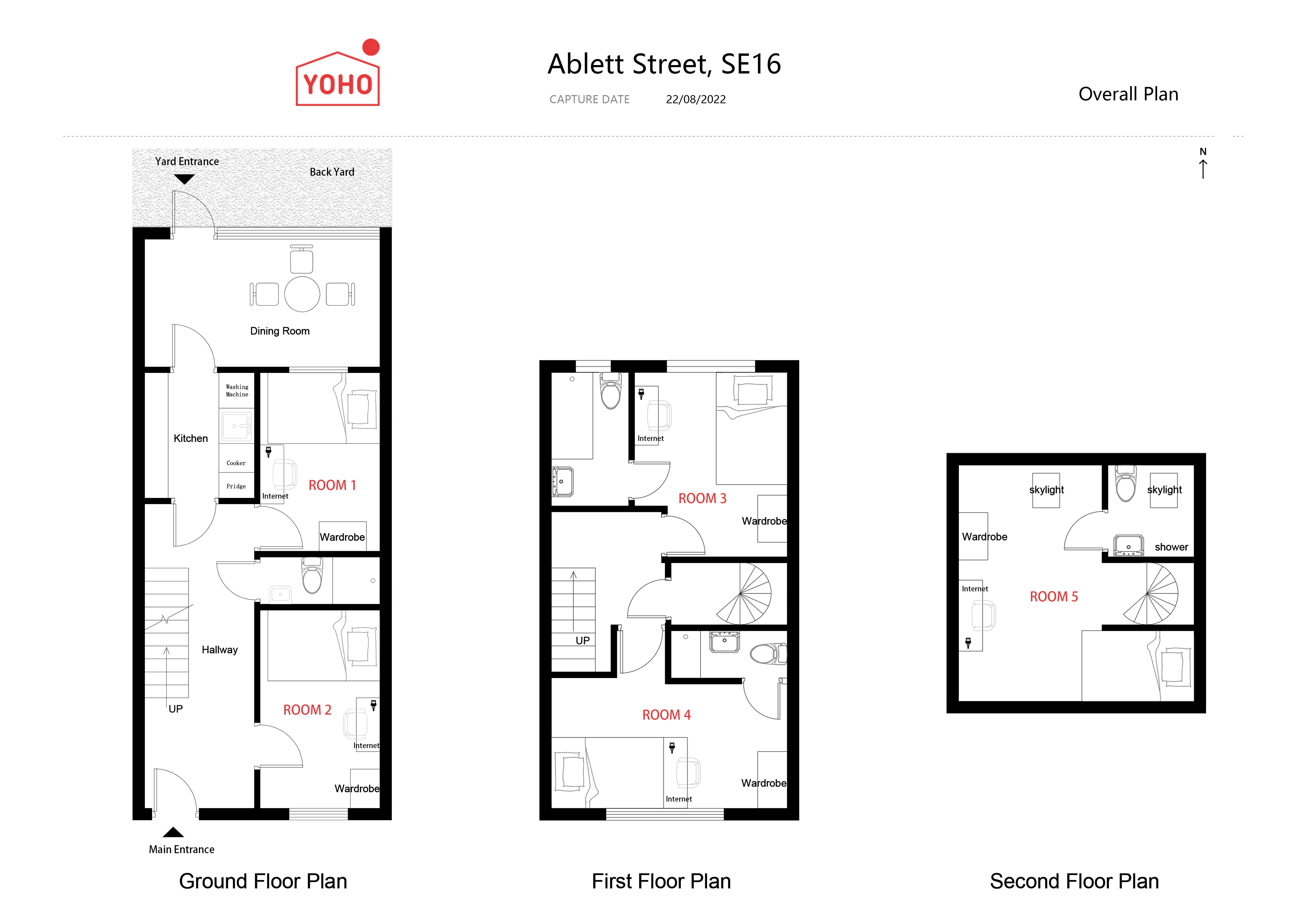 House Ablett Street in Greater London