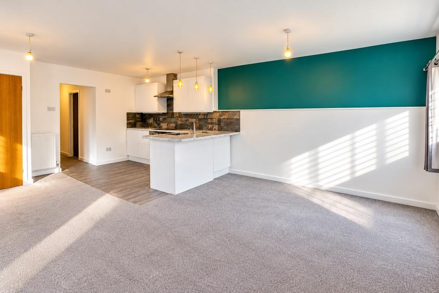 Flat Moorland Street in Axbridge