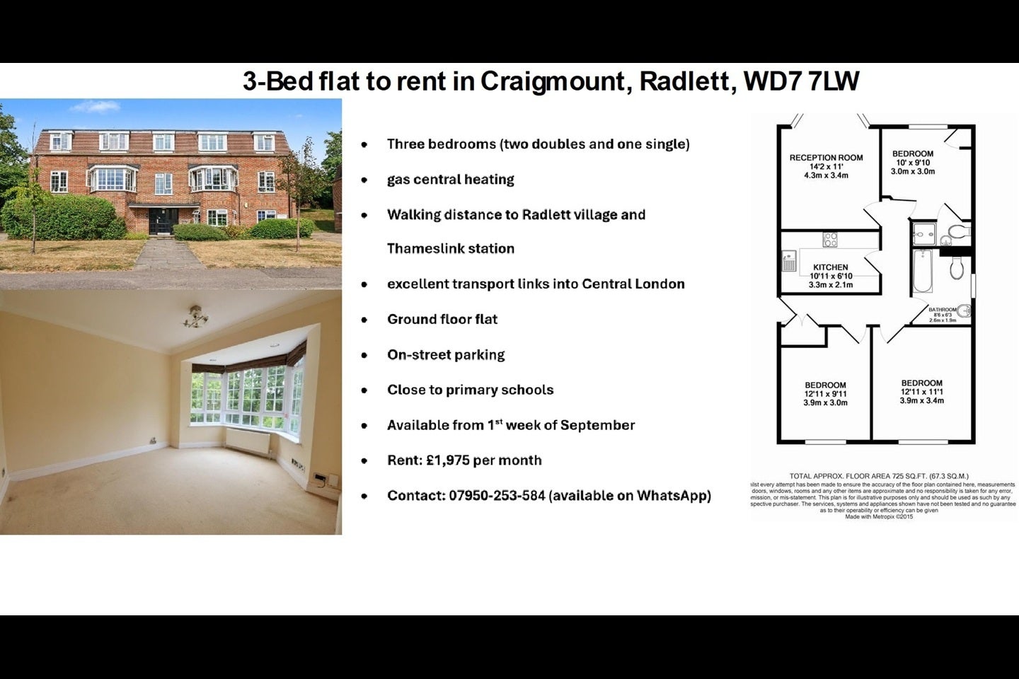 Flat Craig Mount in Hertsmere