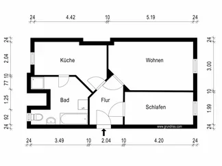 Wohnung Boyneburgufer in Erfurt