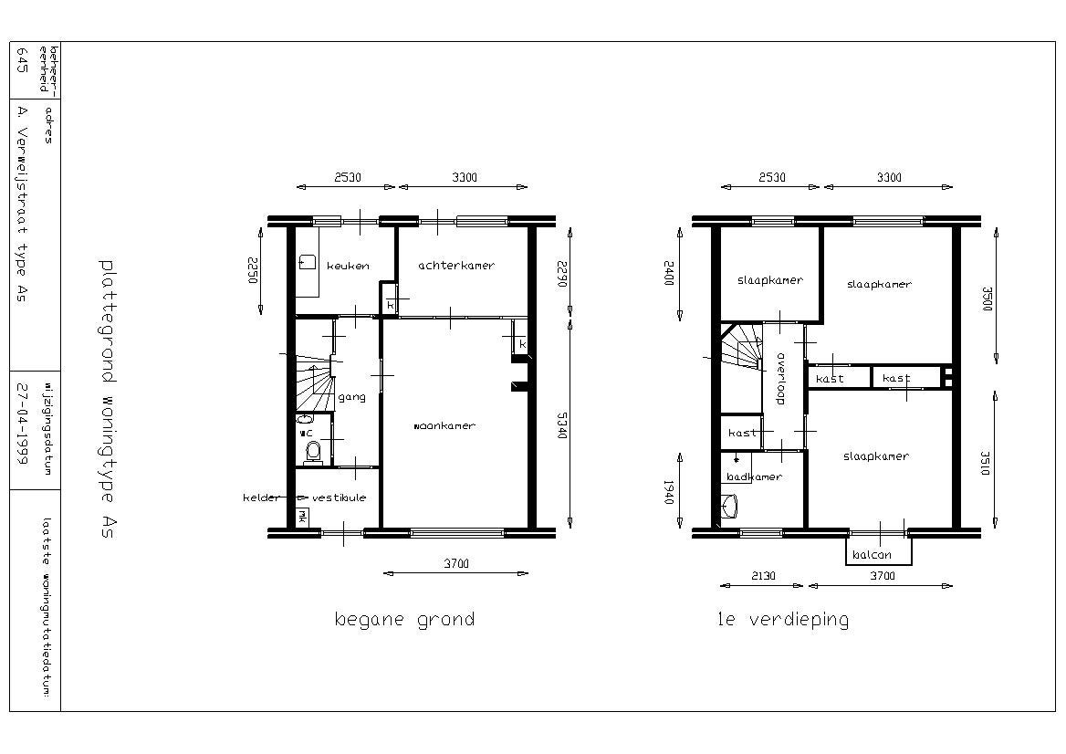 Huis Albert Verweystraat 22 in Alphen aan den Rijn