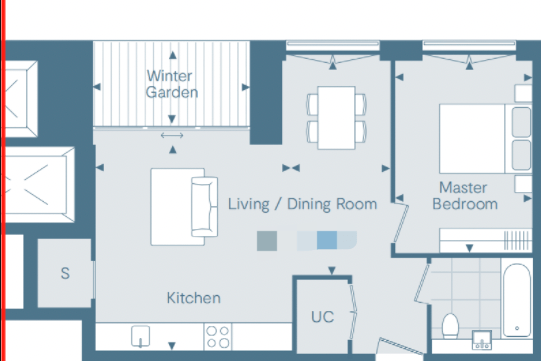 Flat Phoenix Place in Greater London