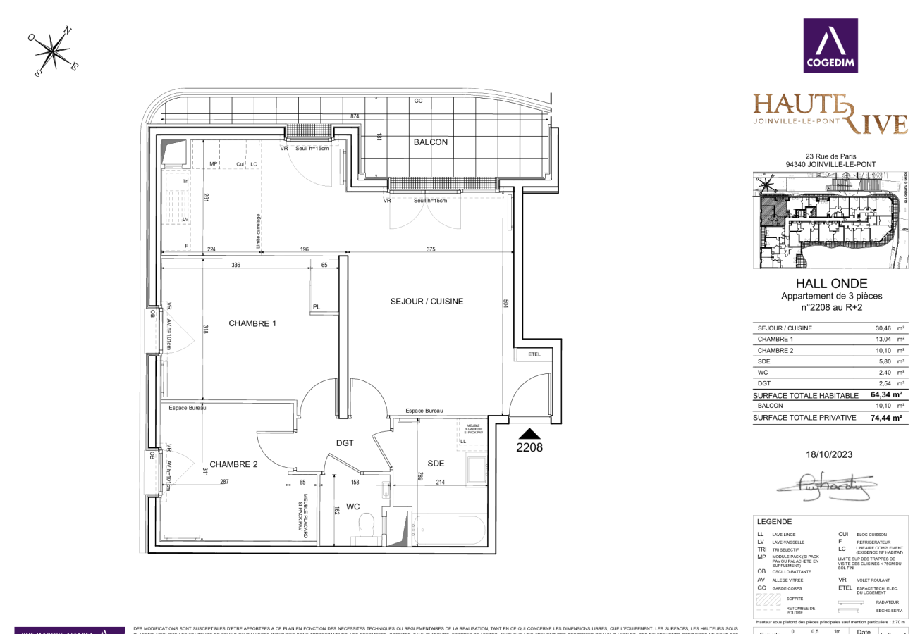 Flat Rue de Paris in Joinville-le-Pont