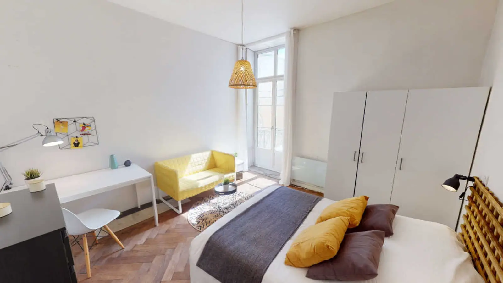 Chambre Avenue Georges Clemenceau à Montpellier