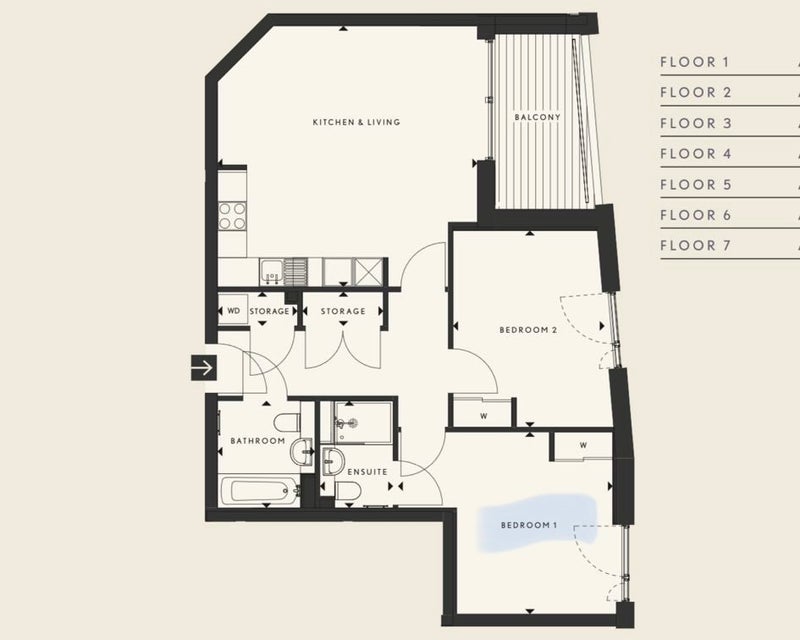 Room Courthouse Way in Greater London
