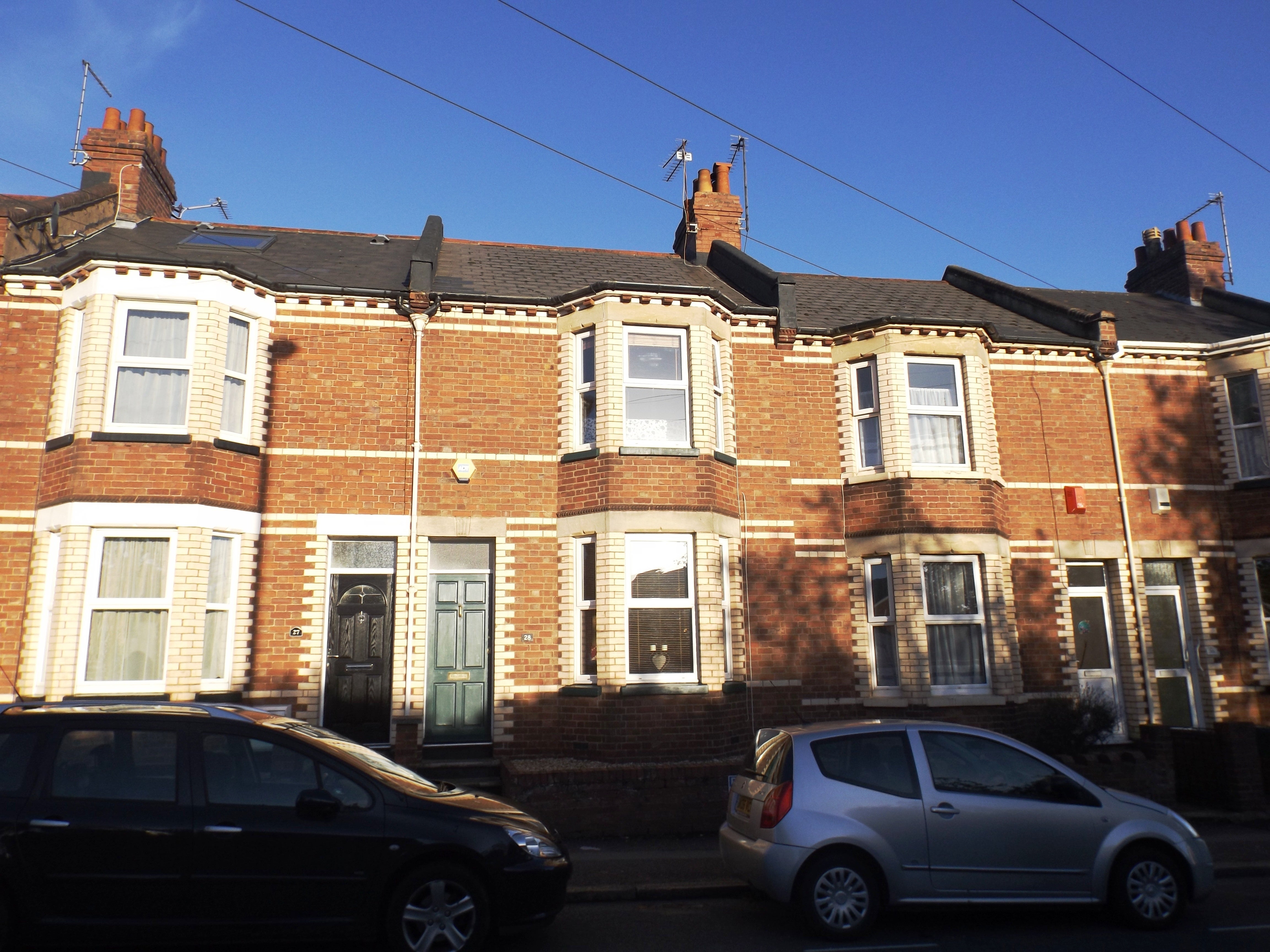 House Barrack Road in Exeter